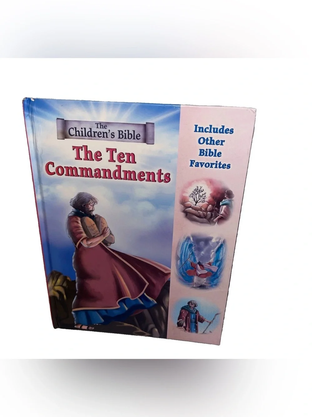 Lot of 3 The Children's Bible Hardcovers: Commandments, Savior, Last Supper
